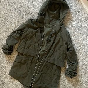 lululemon coat - army green